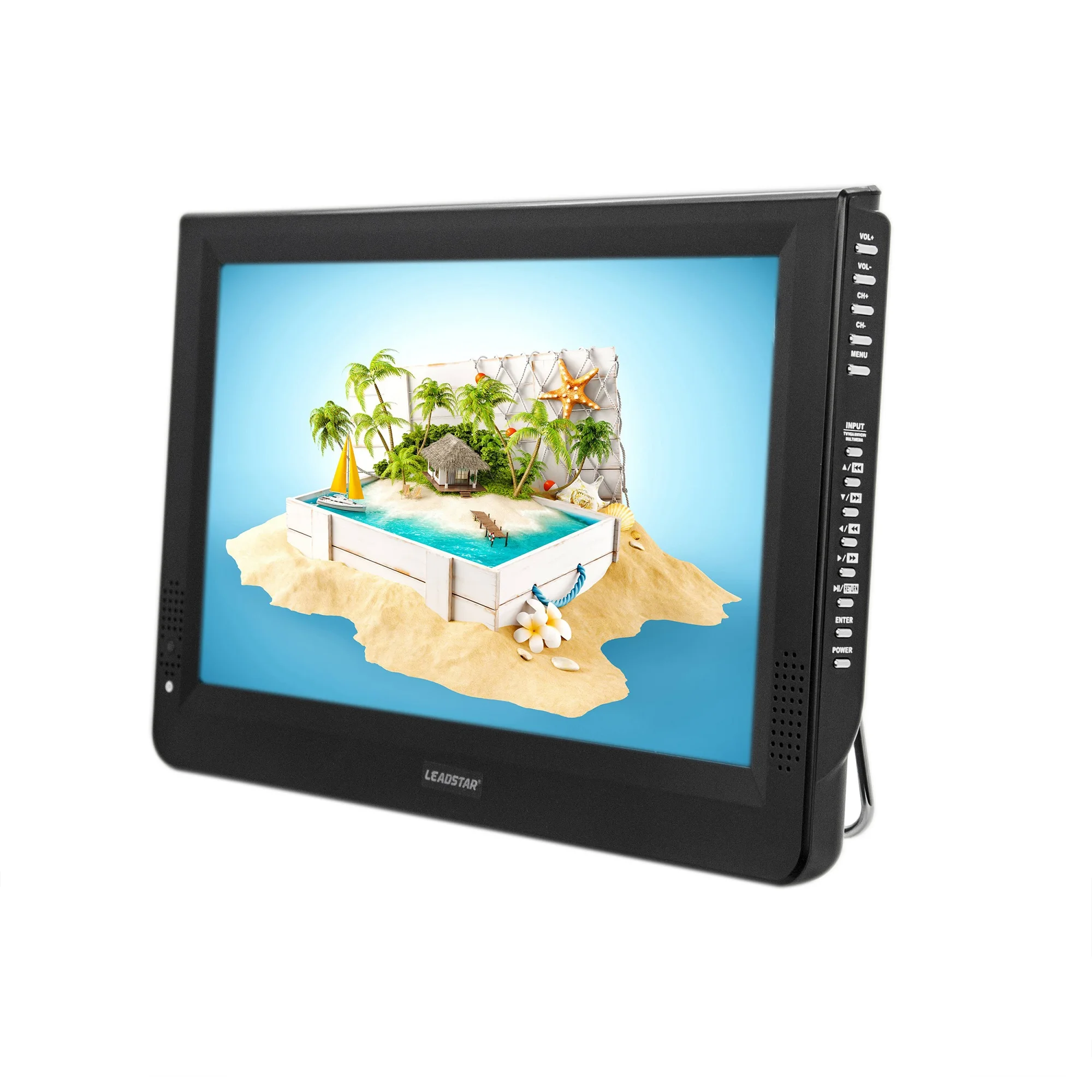 Китай портативный ТВ дистанционного оптового портативного ТВ с Dvb-T тюнером