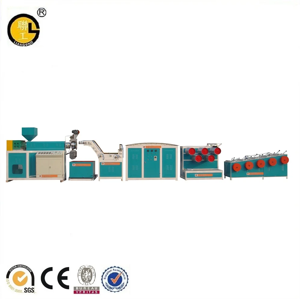 Tearing Film pp fiber production line for pp split film extruding making machine