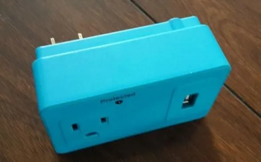 Портативный USB-переходник с сетевым фильтром США Мексика