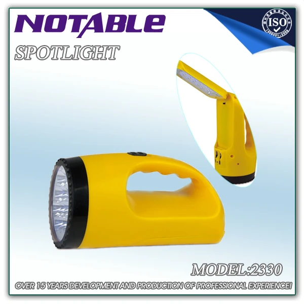 teyoza outdoor Rechargeable Search  light Powerful Large LED flashlight Emergency torch Light with Handle