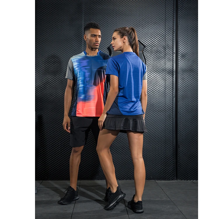 Повседневный Спортивный комплект унисекс с сублимационным принтом, индивидуальная тренировочная спортивная одежда, комплект теннисной одежды