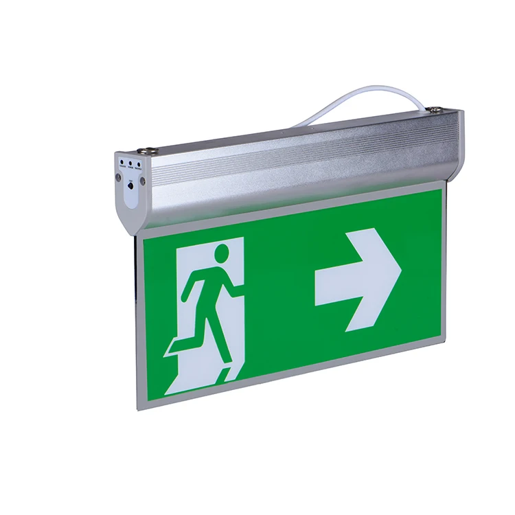 CE SAA ROHS 3 years warranty tritium led emergency exit sign