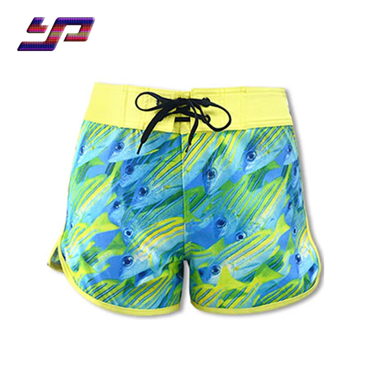 100%Polyester Custom Printed Swimming Trunks Men Sexy Board short Surf