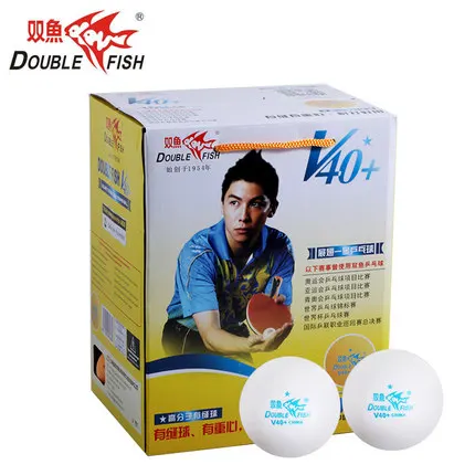 Doublefish V40+ 1 star club  robot training ABS ping pong ball table tennis