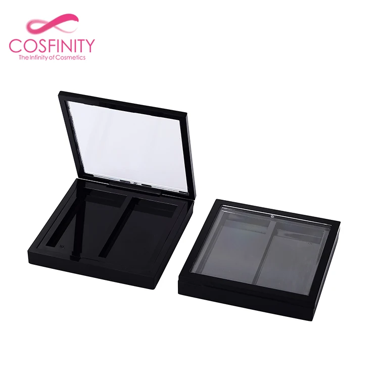 CP03-2471 Empty replaceable eye shadow container or blusher palette unique fancy compact powder case