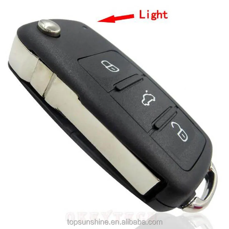 Hot sale new car remote control 3 button key fob for Volkswagen Passat