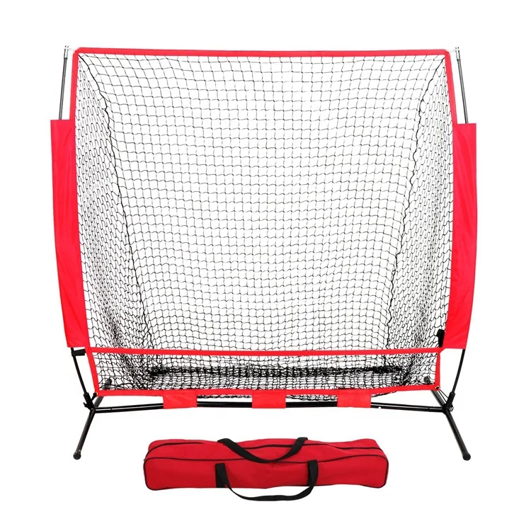 5FT Portable Folding  Baseball Hitting Net Softball Goal Baseball Practice Net