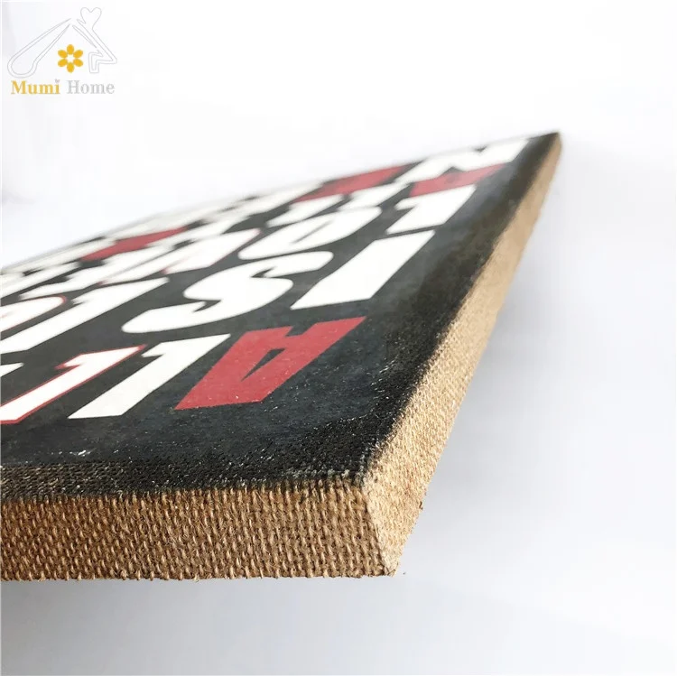 
Hot Selling Fashion Design Linen Plaque Hanging 