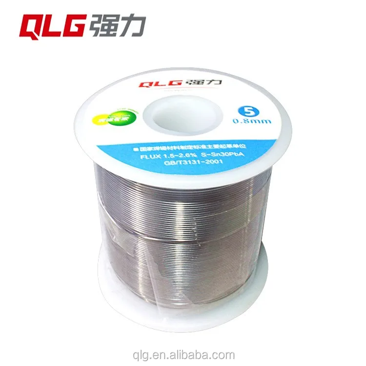 QLG tin solder wire 1.2mm 1.5mm 1.8mm price Sn45Pb55 leaded solder tin wire