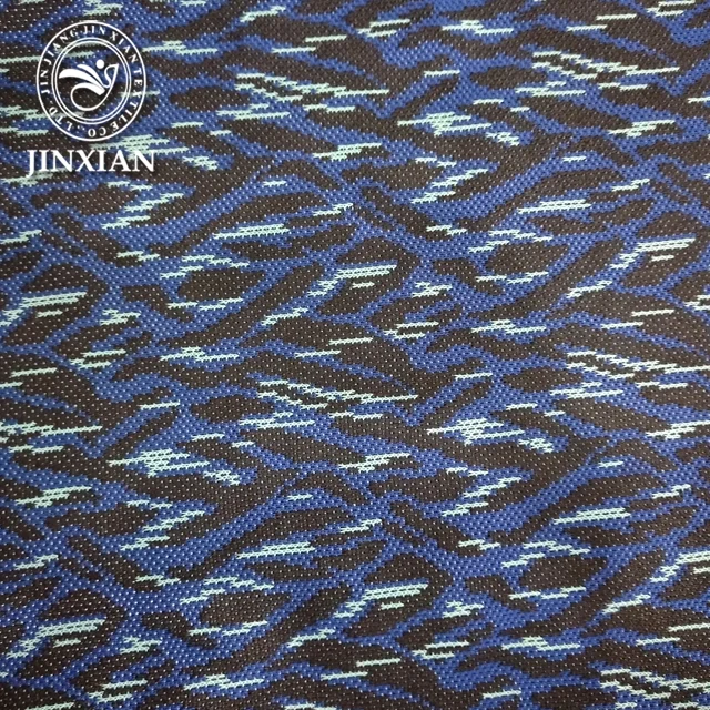 
polyester jacquard fabric with 100 polyester for sport shoes and mattress 