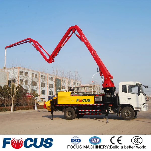 18m|21m|24m|28m small pompe a beton sur camion