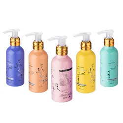 High quality aluminum liquid bottle dispenser bottles for soap with colorful printing