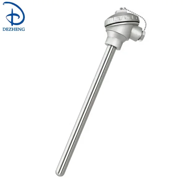 Wear resistant thermocouple for cement factory