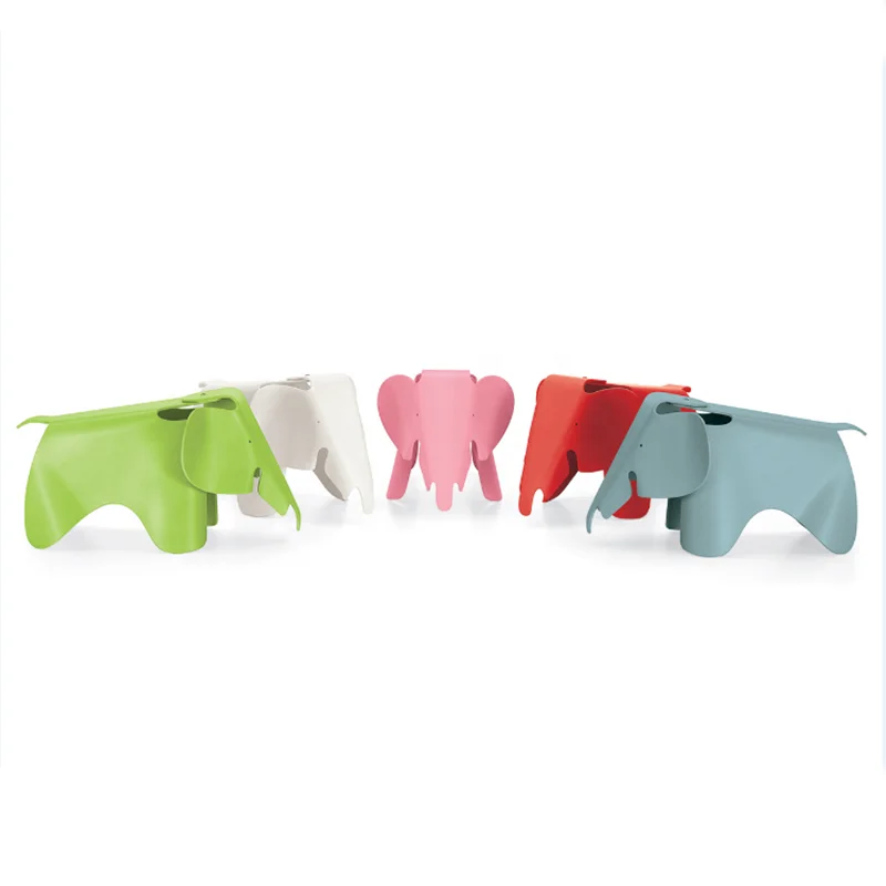 
Morezhome safe cute plastic elephant shape child children kids chair stool for living and kids rooms 
