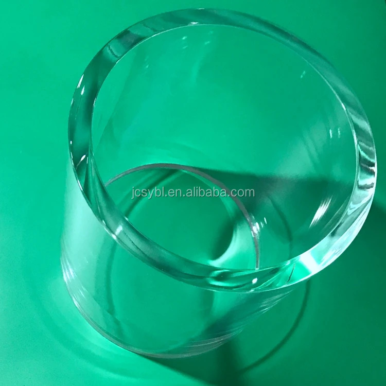 
Transparent borosilicate glass tube 