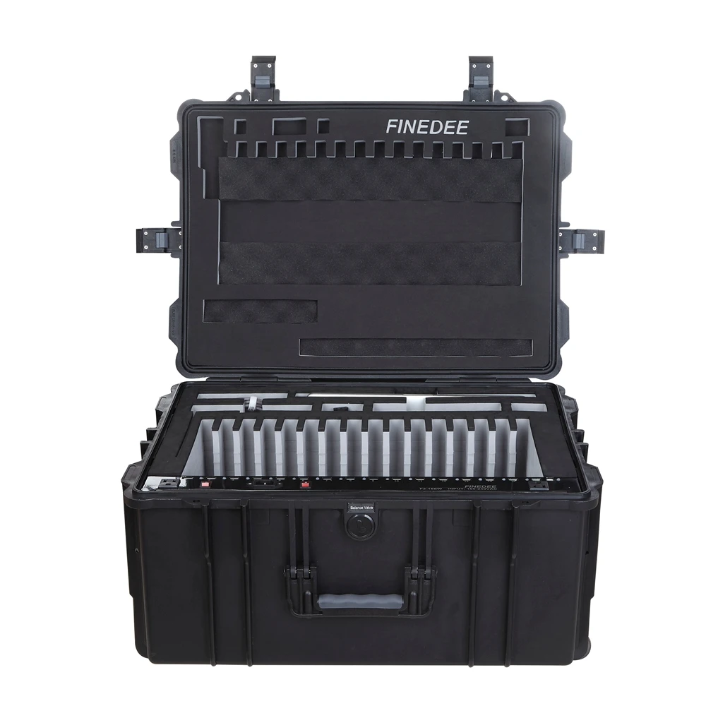 
F2-16S School Furniture Portable Tablet Charging Cart with SYNC 