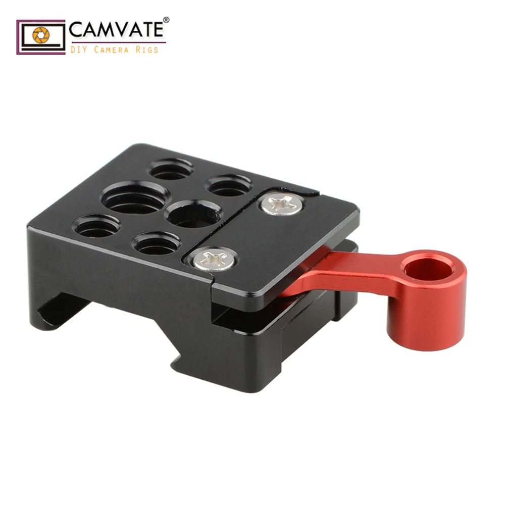 CAMVATE QR НАТО Холодный башмак железнодорожных зажим для небольшой камеры/монитор
