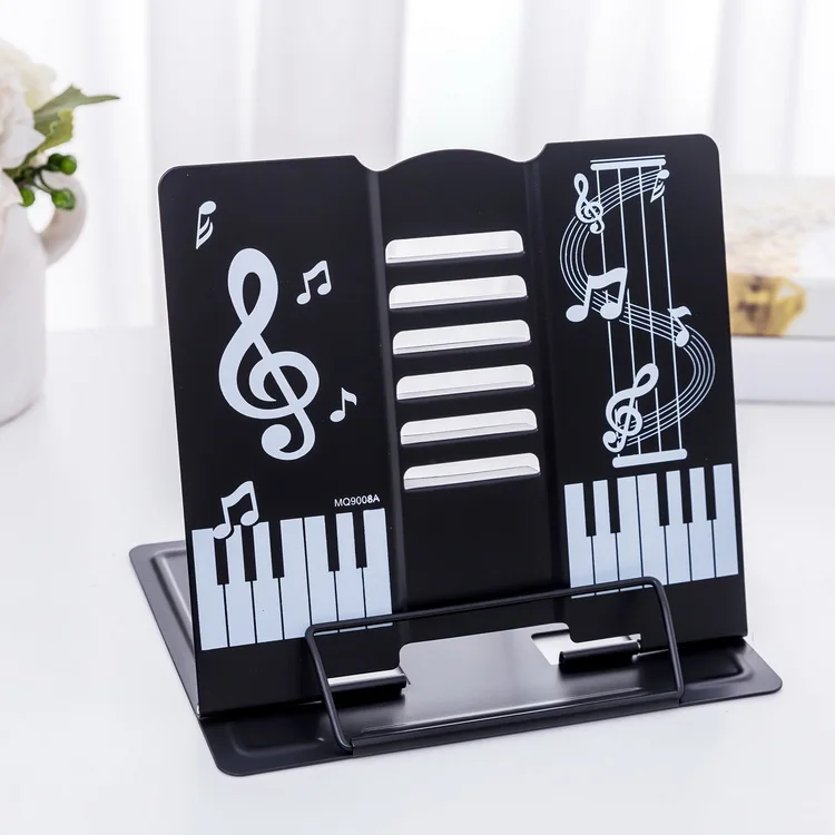 
wholesale custom metal desktop book stand holder for kids reading 