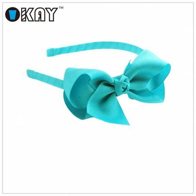 Ribbon bow kids hairband flower headband for hair accessories
