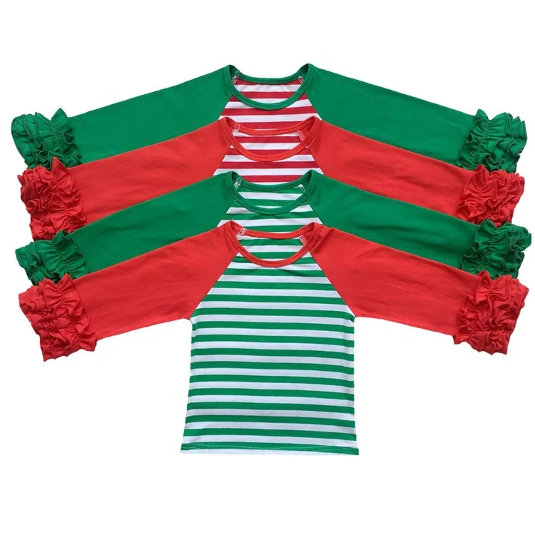 
Baby girl cotton halloween pumpkin raglans ruffle t shirts girls boutique fall winter christmas new year raglan ruffle shirt 