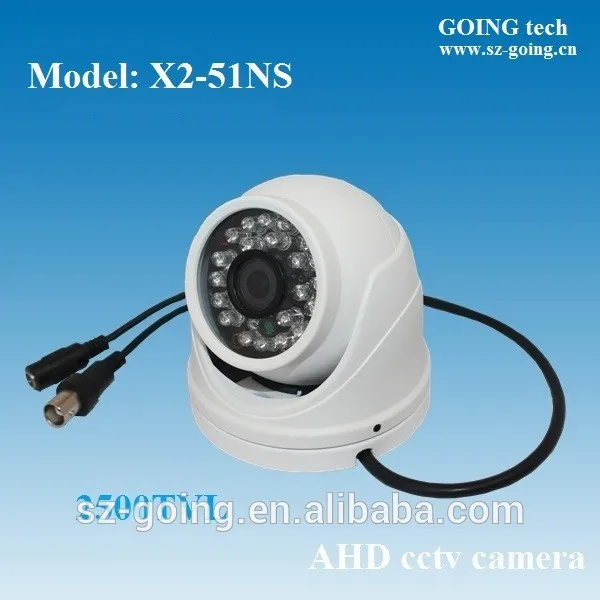 Mini IR Night Vision Dome CCTV Camera AHD 2500TVL