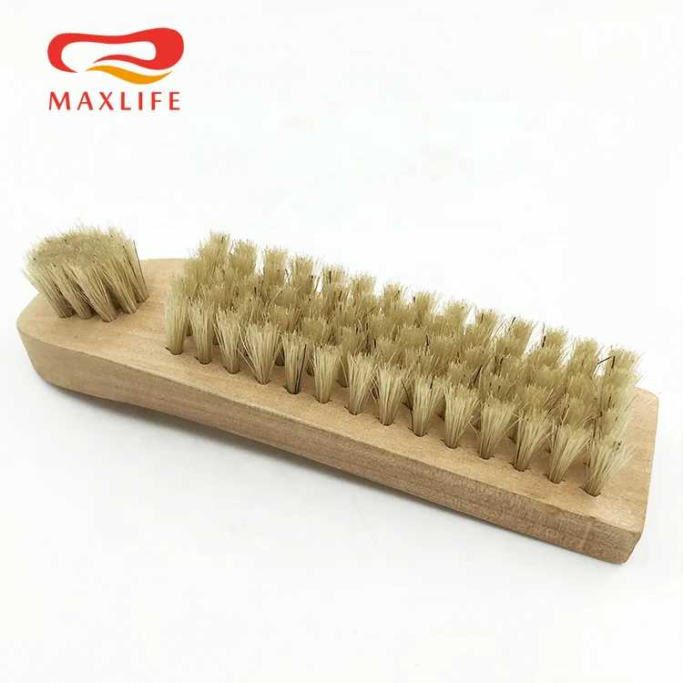 Leather Shoe Brush Shoe Polish Brush 100% Pig Hair Shoe Brush