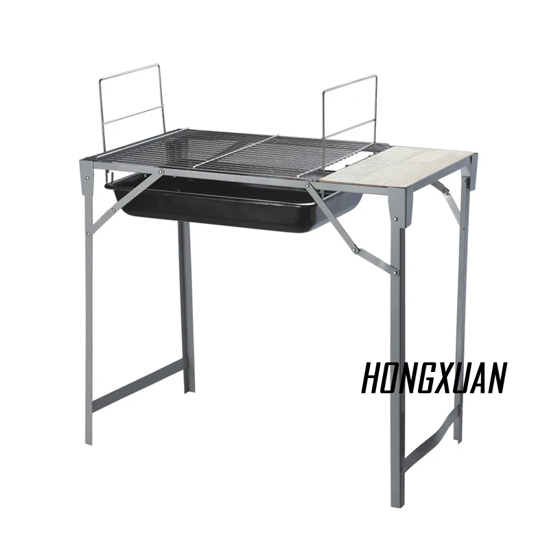 Hotsale! стенд Гриль 3 Футов Гриль С Гриль-Net Собрать Гриль Плита с колесом BBQG-23230D