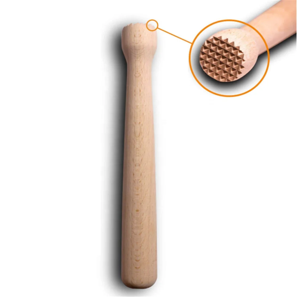 Mashed wooden sticks with fruit and vegetables Food mashed wooden sticks