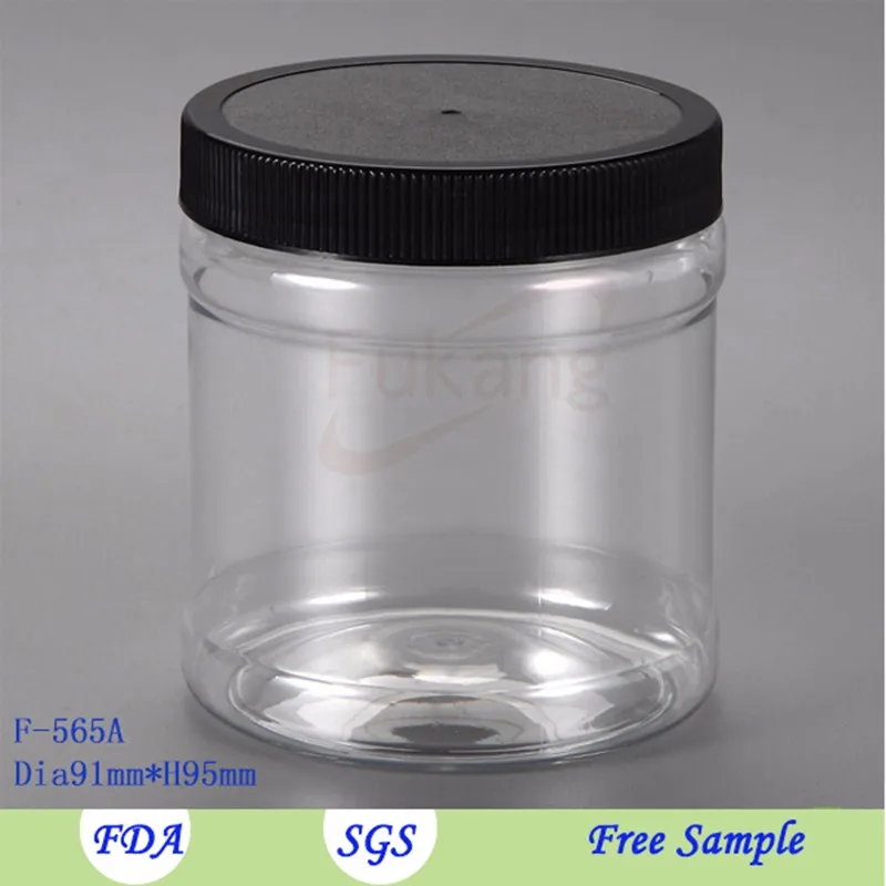 500ml Plastic Chocolate Candy Bottle Sweet Jar and Container Peanut Butter Jars