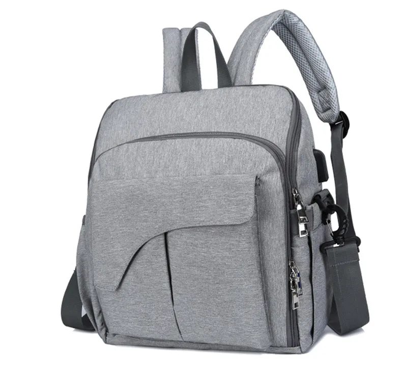 
Mummy Bag Multifunction Diaper Bag with the safety seat and USB Maternity diaper bag backpack 