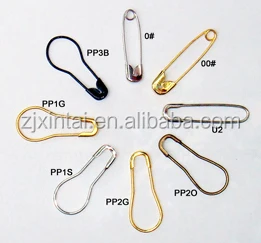 wholesale metal pear shape safety pins with good quality