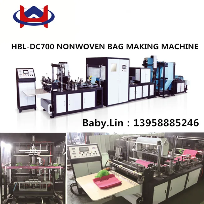 Baby.Lin five-in-one NON-WOVEN AUTOMATIC BAG MACHINE making shopping bag