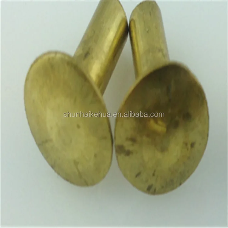 Factory wholesale Brass Copper Aluminum Semi Hollow Tubular Rivets