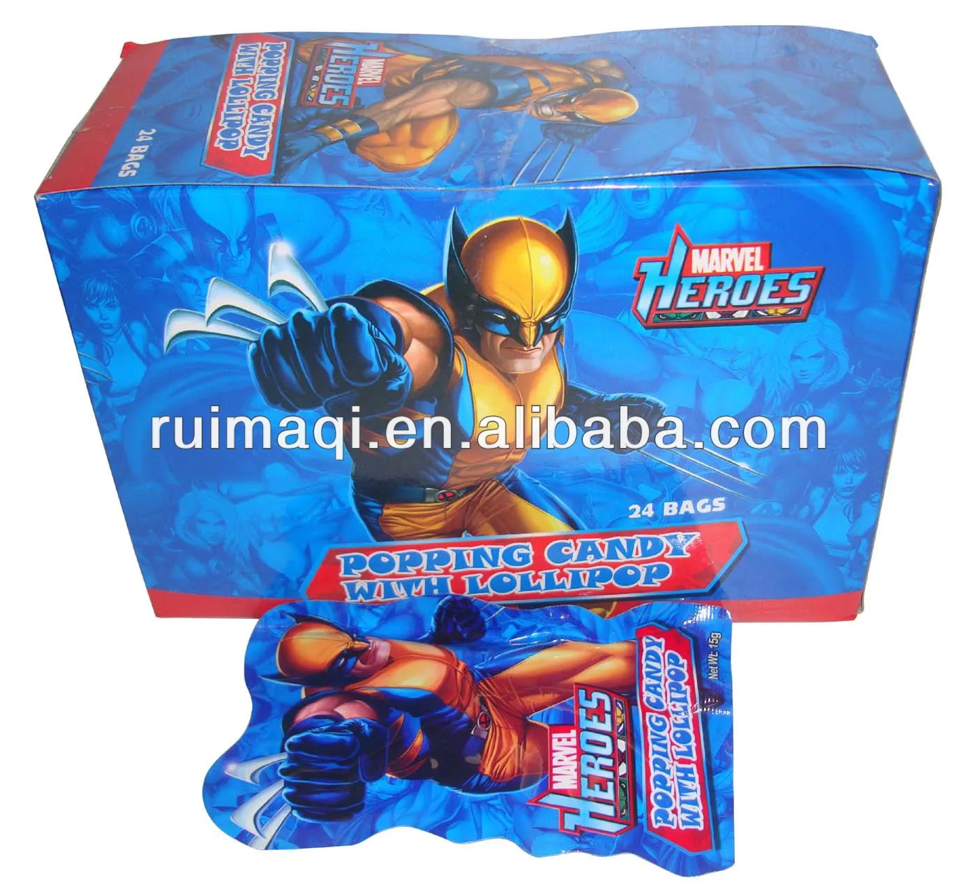 Popping Candy with lollipop