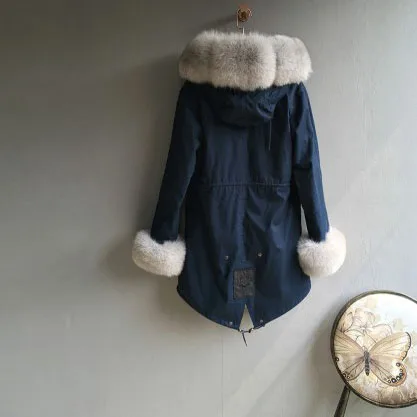 
Custom Warm New Style Parka Fur Jacket for Women 