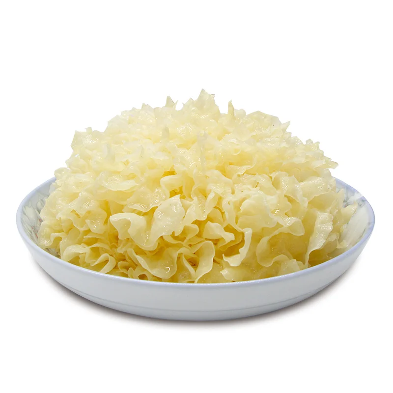 
High quality organic tremella fuciformis silver ear mushroom dried white fungus 