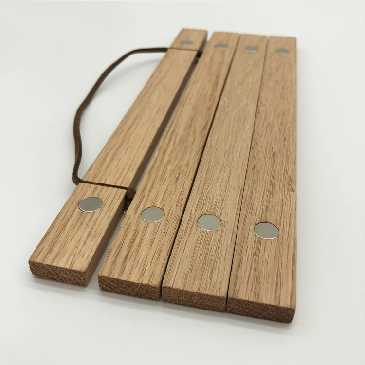 Solid Oak Hanger Bars With Strong Magnetic Grips Designed To Work With Any Poster Print Photographs Or Even Fabrics