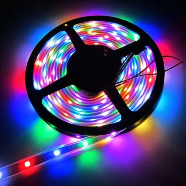 IP67 PVC tube black pcb white pcb 74leds 72leds sk6812 rgb ws2812b 5050 5m led strip with cheap plastic cover and channel