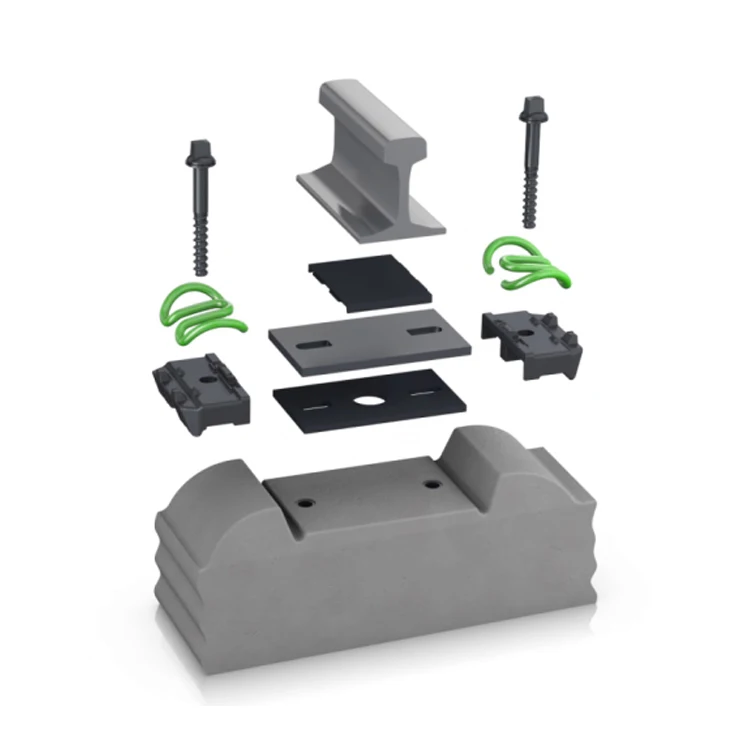 Concrete sleeper WJ7 railway fastener system