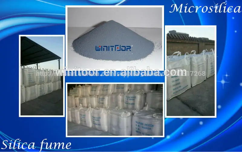 кремнезема дыма 98% в химической и металлургической