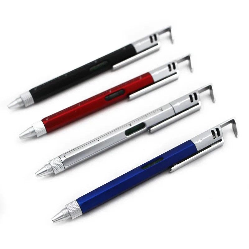 5 в 1 инструмент ручка уровень линейка отвертка держатель для телефона и весы многофункциональная пластиковая ручка