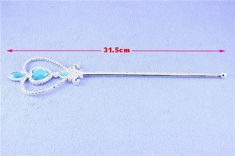 Оптовая продажа, 10 цветов, набор для вечеринки принцессы Эльзы Софии, тиара, набор палочек