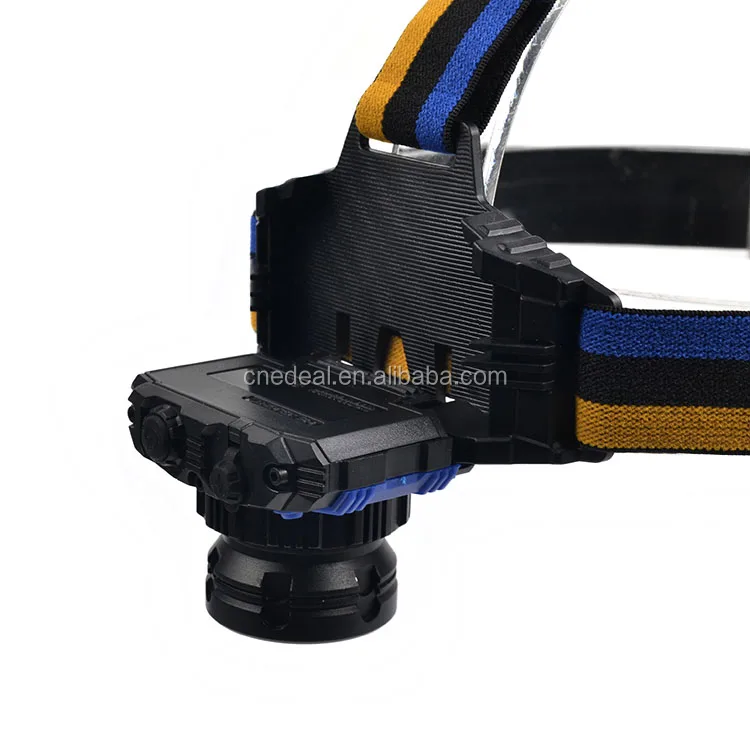 Jialitte H026 3W Rechargeable Black Light Headlamp Head 90 Degree Adjust with Charger Zoomable LED UV Headlamp