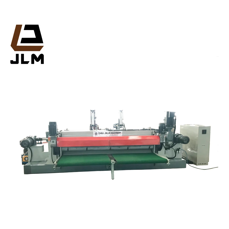 4 feet /5 feet/8feet/10 feet peeling and cutting together wood veneer making machine/veneer rotary cutting machine