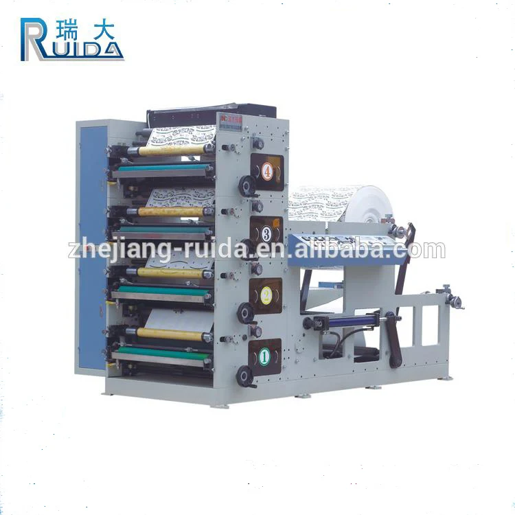 RUIDA Alibaba Low Prices Six Colors High Speed Automatic Flexo Label Printing Machinery