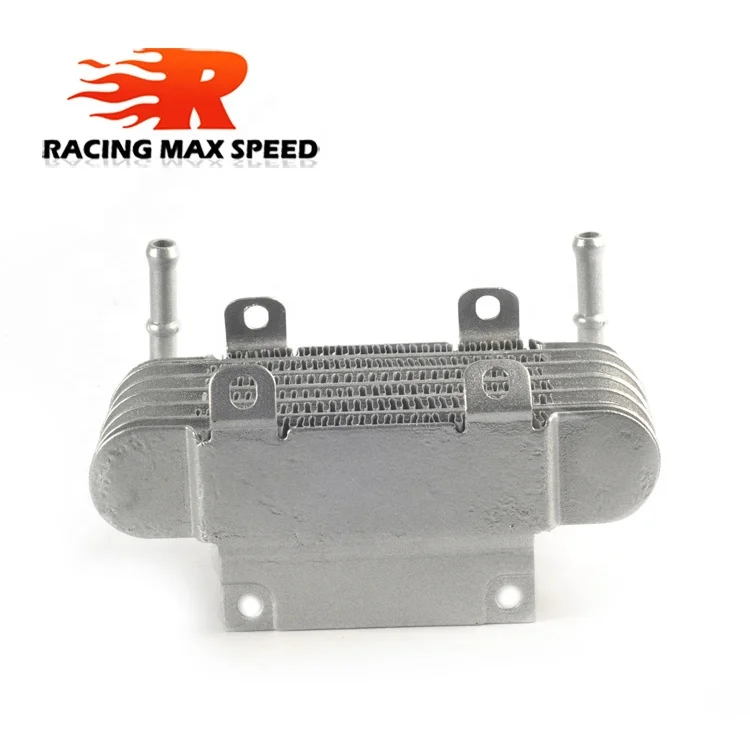 
Universal Motorcycle Engine Small Fuel Oil Cooler Silver Car Accessories Fuel Oil Cooler New SO-01 