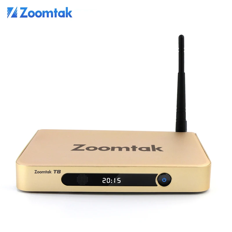 Оригинал Zoomtak T8 Коди Xbmc Amlogic S802 T8 телевизор сейчас Quad Core Android Smart Box Tv