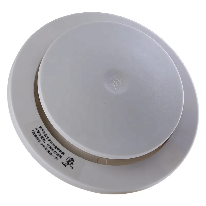 Top Quality Ceiling Round ABS Adjustable Soffit Exhaust Air Vent Diffuser For HVAC Ventilation System