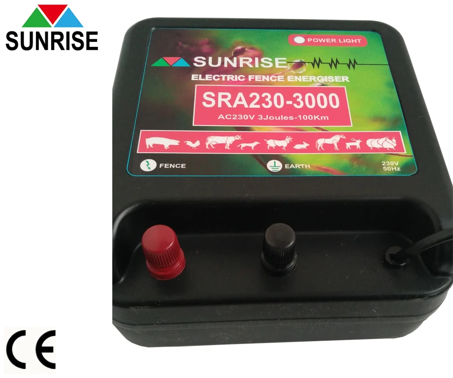 
PV Protection 100 KM electric fence energizer for big fence farm horse cattle sheep farm sheep fencer horse fencer 