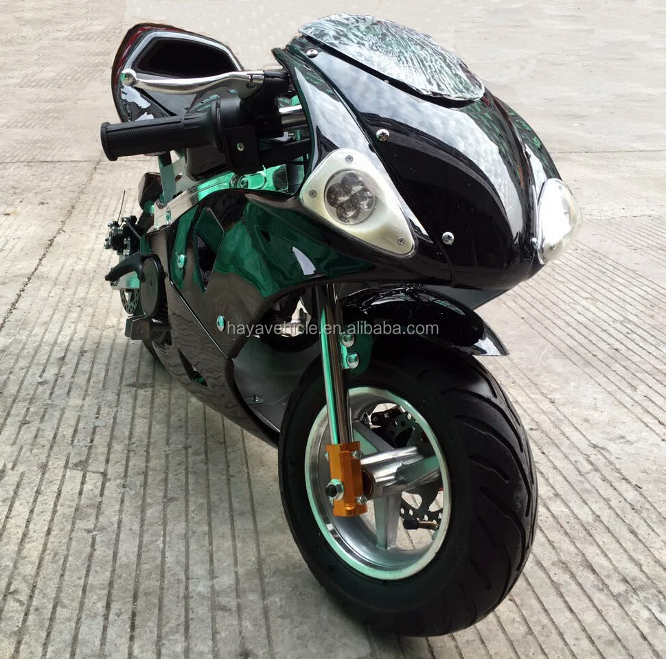 50cc мини гоночный мотоцикл со светодиодной